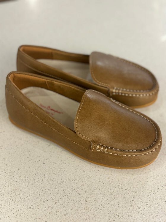 BOYS SLIP-ON MOCCASIN- Tan
