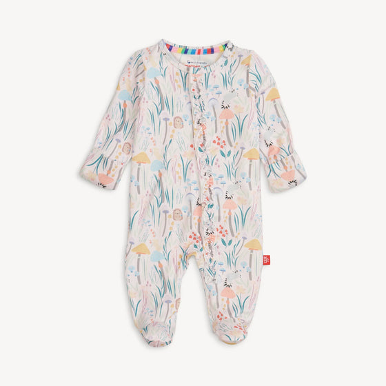 Shroom and Bloom Magnetic Ruffle Footie