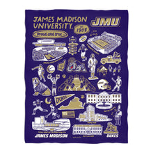  James Madison Sketched Plush Soft Blanket