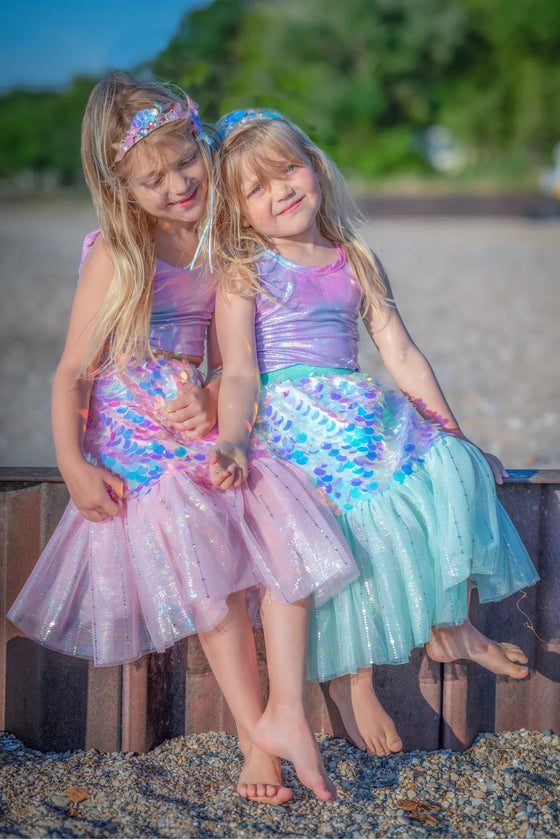 Bling Bling Mermaid Skirt & Hairclip Set - 4/6