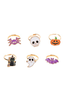  Spooky Wooky Halloween Rings Assorted