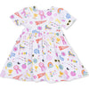 Girl Power Twirly Dress with Cartwheel Shorts