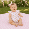 Sweet Golden Print Bubble - Pink