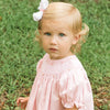 Rosalina Baby Pink Roselle Smocked Bishop
