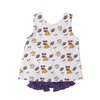 Varsity Purple Bow Back Set