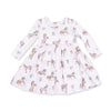 I love horses: Twirly Long Sleeve Dress