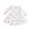 I love horses: Twirly Long Sleeve Dress