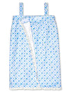 Blue Ditsy Spa Wrap