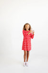 Bustling Bows: Long Sleeve Poly Play Dress