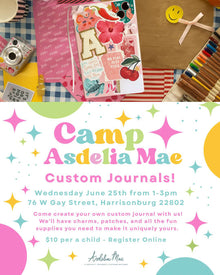  Camp Asdelia Mae: Custom Journals