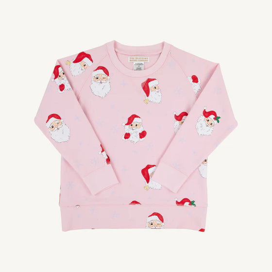 Cassidy Comfy Crewneck: Dear Santa (Pink)