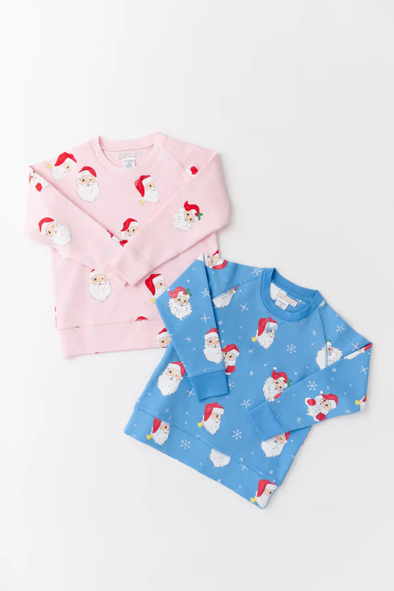 Cassidy Comfy Crewneck: Dear Santa (Pink)