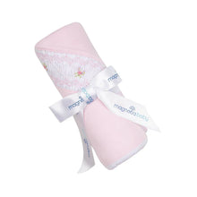  Freya and Finn Smocked Receiving Blanket: Pink