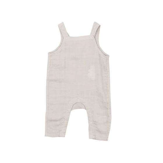 Overalls: Oatmeal Solid Muslin