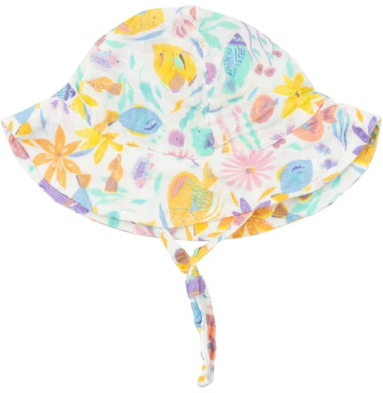 Tropical Fish Floral Sunhat