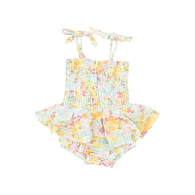  Spring Meadow Smocked Bubble w/ skirt
