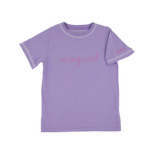  Sir Proper Embroidery T-shirt: Palisades Purple Magical