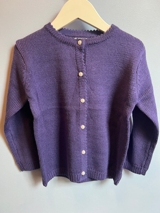 Purple Cardigan