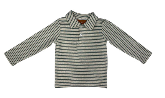 Weston L/S Shirt: Green Stripe