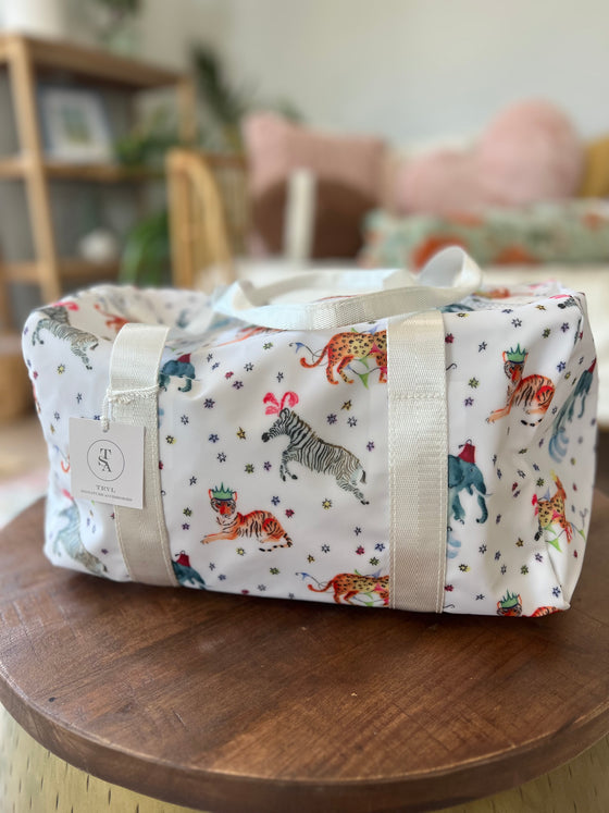 Mini Duffle Bag- Circus Stars