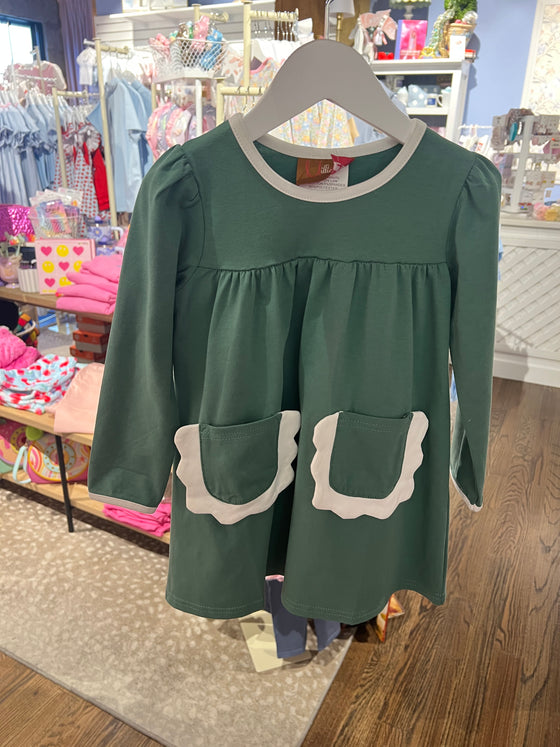 Izzie Dress: Green