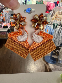  Pumpkin Pie Earrings
