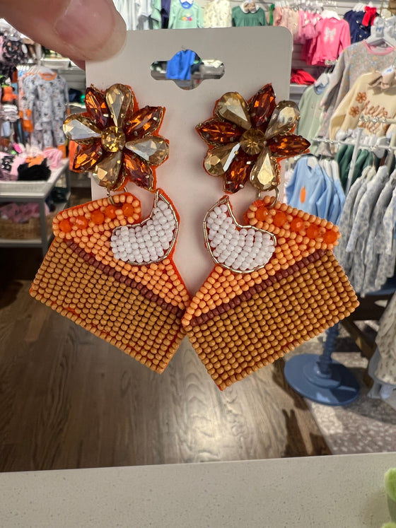 Pumpkin Pie Earrings