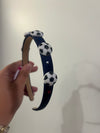Soccer Charm Satin Headband