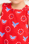 Sleeveless Polly Play Dress: Star Spangled Swag