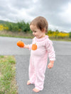 Pumpkin Pink Pant Romper