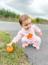 Pumpkin Pink Pant Romper