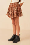 Ditsy Floral Elastic Waist Skirt