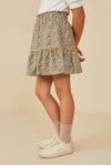 WavyTwill Printed Skirt