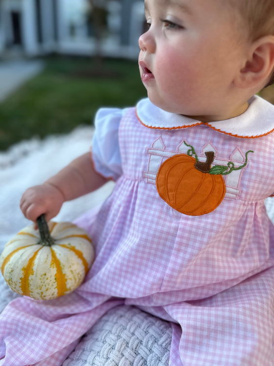 Pumpkin Applique Longall