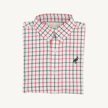  Dean's List Dress Shirt: Old Town Tattersall with Grier Green Stork