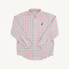Dean's List Dress Shirt: Old Town Tattersall with Grier Green Stork