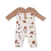 Sweet Brown Bears Romper