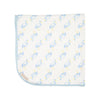 Baby Buggy Blanket: Sir Proper Stork With Buckhead Blue