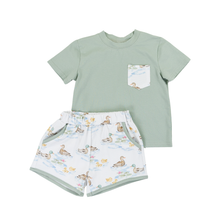  Darling Ducks Pocket Shorts Set