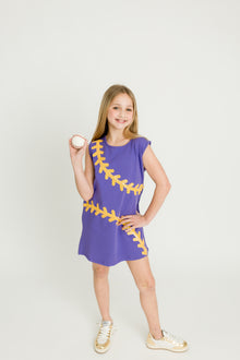  Purple Baseball Dress