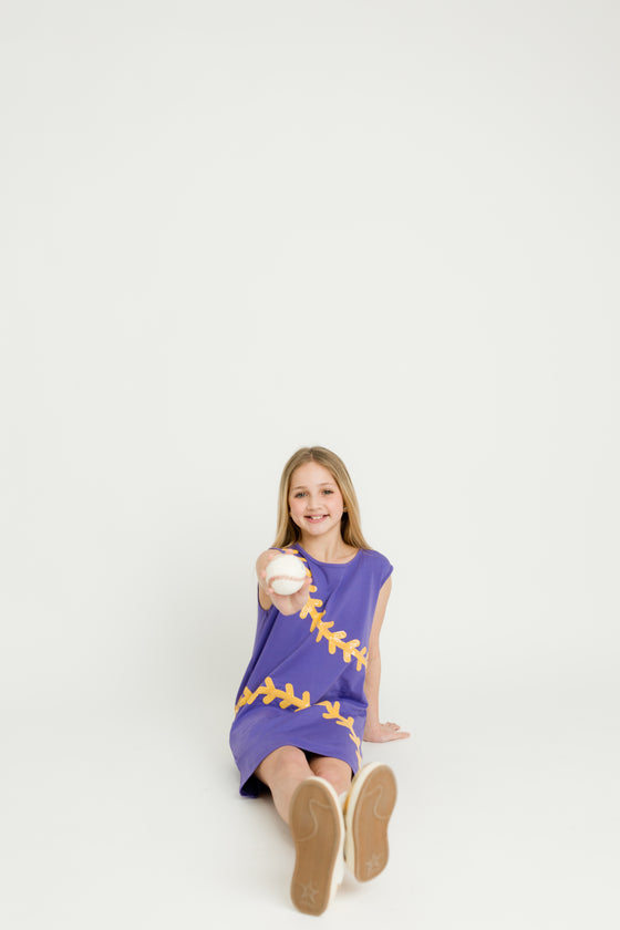 Purple Baseball Dress