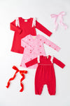 Long Sleeve Polly Play Dress: Bitty Bows