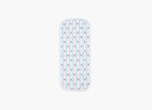  Floral Stripe Burp Cloth