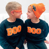 Boo Patch Halloween Sweatshirt