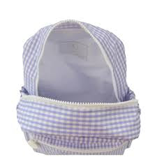 Mini Backer: Gingham Lilac