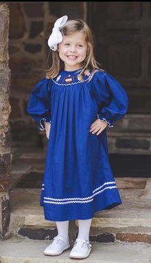  Nativity Smocked Bishop Dress