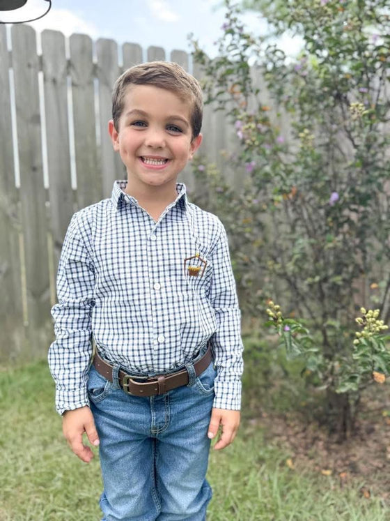 Nativity Button Down