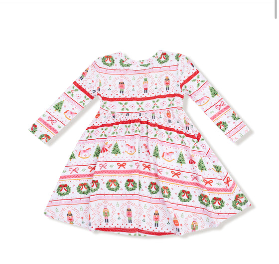 Twirly Dress: Sugar Plum Fairy- Nutcracker Fair Isle