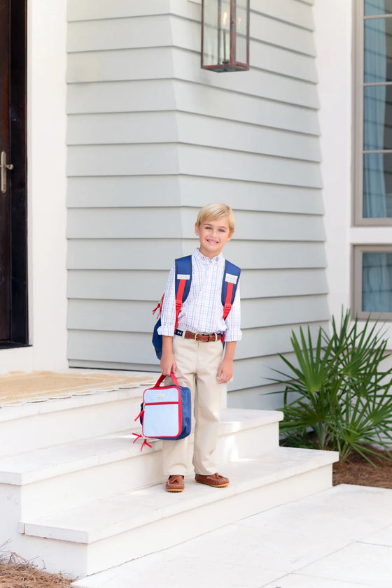 Don't Forget Your Backpack Backpack: Richmond Red, Buckhead Blue, & Nantucket Navy With Get In Line Lining