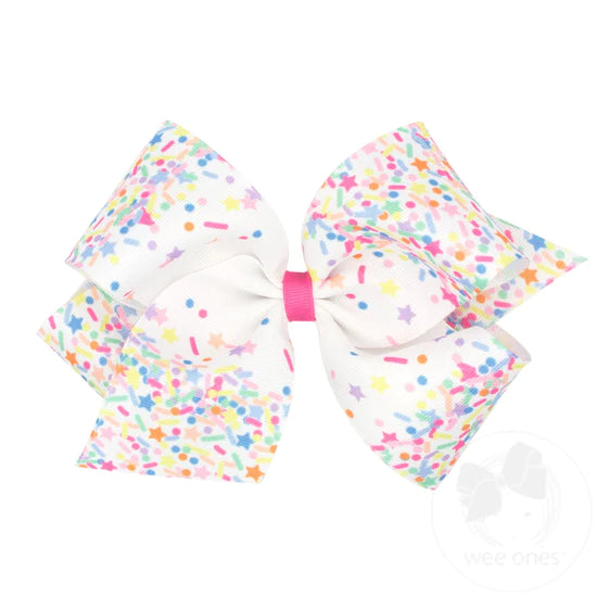 Colorful Birthday Confetti Bow